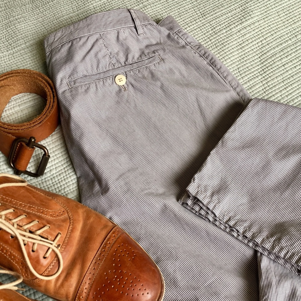 Theory Men’s Light Pinstripe Slim Pant